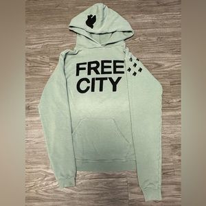 Free City pullover hoodie sz 1